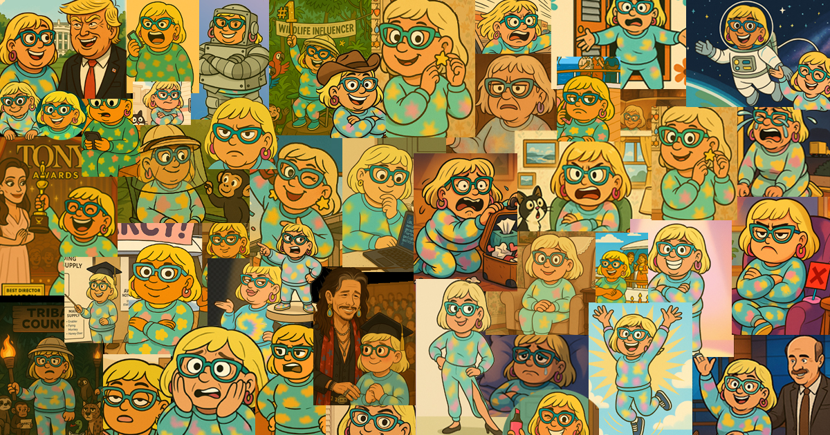 Collage of Narcy's expressions, moments, and chaos from across the NarcyVerse